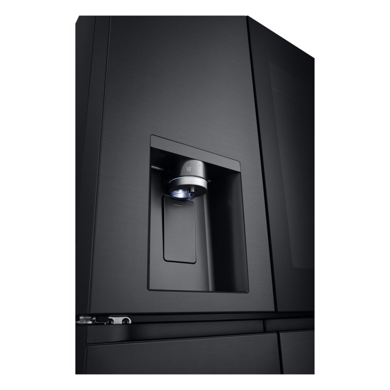 LG InstaView GMG960EVJE side-by-side refrigerator Freestanding 638 L E Black