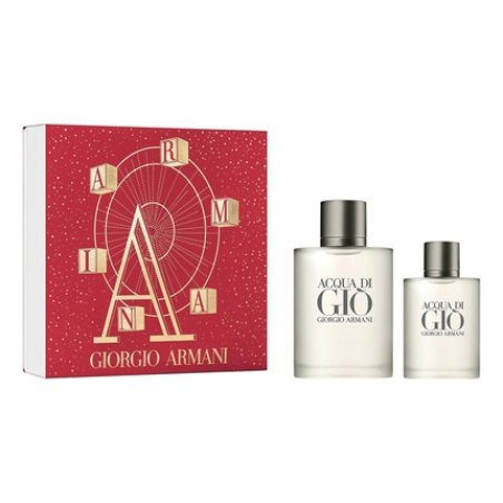 Giorgio Armani Acqua Di Gio Pour Homme Set Eau De Toilette Spray 100ml Eau De Toilette Spray 30ml