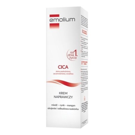 Emolium Intensive Cica Repair Cream - 40ml Advanced Moisturizing Skin Regeneration Treatment