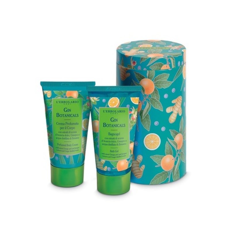 L'Erbolario Gin Botanicals Beauty Box Orange Blossom Bubble Bath 75ml