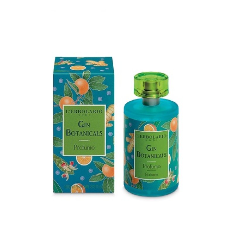 L'Erbolario Gin Botanicals Parfum 100ml Citrus Fruit Aromatic Scent