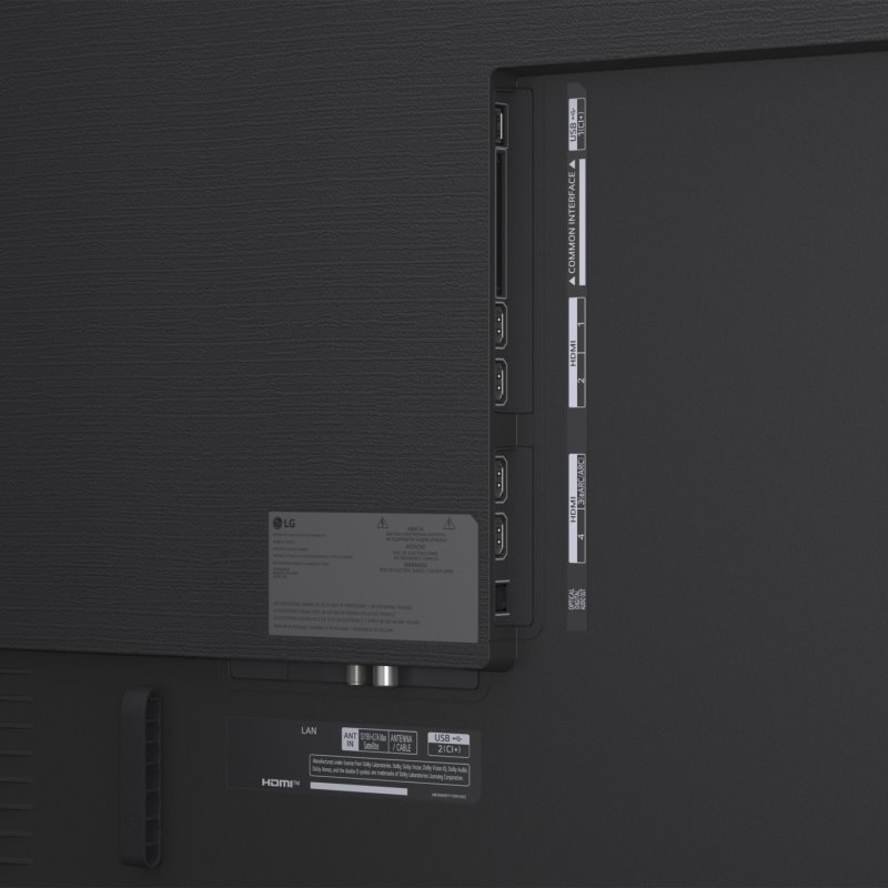 254 cm/100" (3840×2160) LG 100QNED86A6 16:9 QNED evo MiniLED 120 Hz a8 Gen2 HDMI×4 USB×2 LAN Black