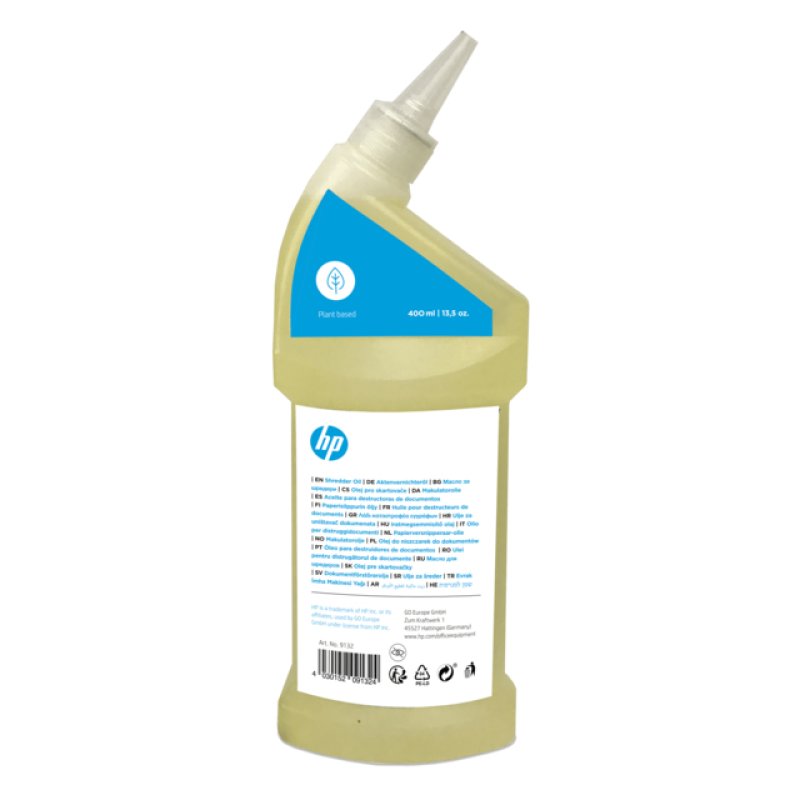 HP Shredder Oil, 400 ml Huile de lubrification 1 pièce(s)
