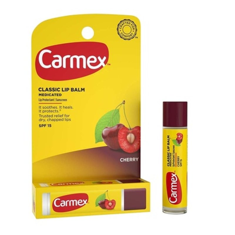 Carmex Clickstick Moisturizing Lip Balm with SPF 15 Cherry 0.15 Ounce