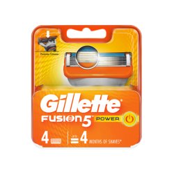 Gillette Fusion Razor Blades - Pack of 4