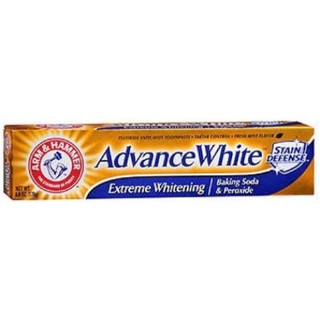 Arm and Hammer Advance White Extreme Whitening Fluoride Toothpaste Clean Mint 6oz