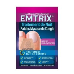 Emtrix Night Patch Treatment for Toenail Fungus Patented Formula