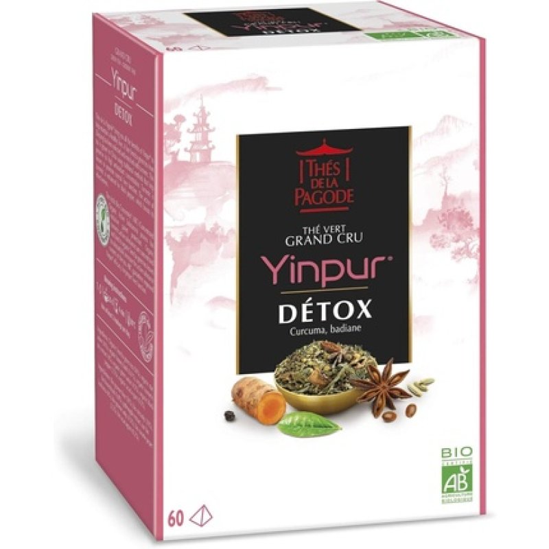 Pagoda Teas Yinpur Organic Detox and Digestive Green Tea with Star Anise