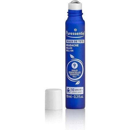 Puressentiel Headache Roller with 9 Essential Oils 10ml