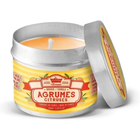Citrus Scented Candle by Les Petits Bains De Provence