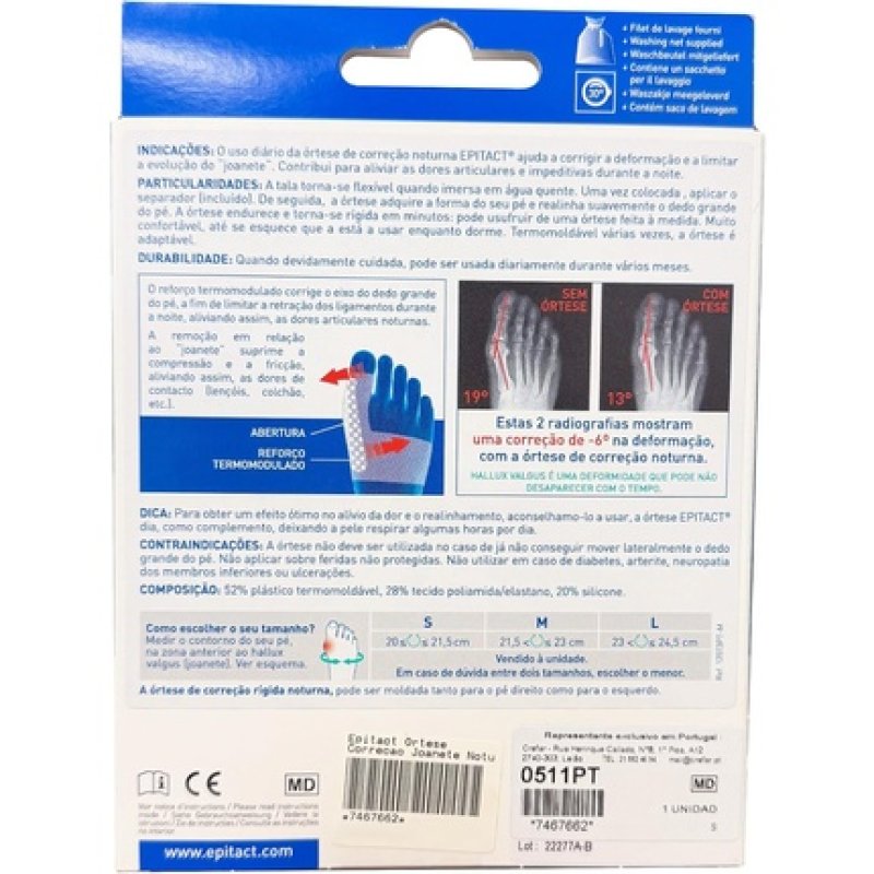 Epitact Hallux Valgus Onion Ball of Foot Night