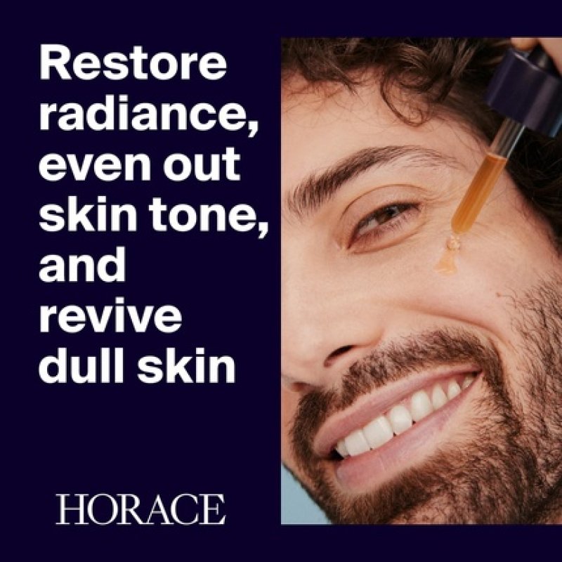 Horace Vitamin C Glycolic Acid Face Serum for Men Unscented 30ml
