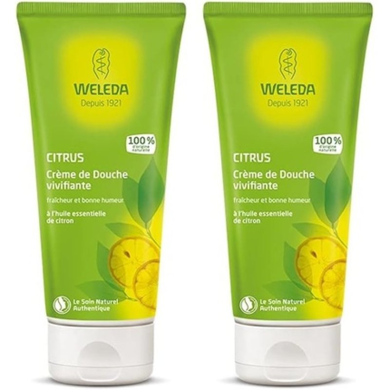 Weleda Shower Cream with Citrus 200ml - Pack of 2