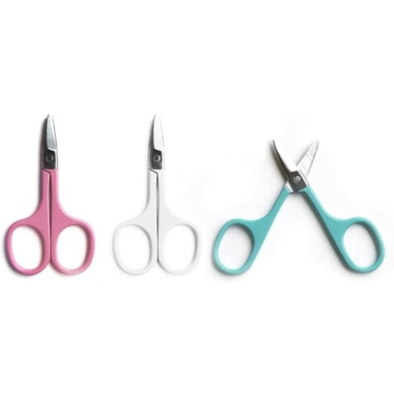 Innoxa Expert Baby Nail Scissors with Rounded Tips Blue Inox 9.2cm