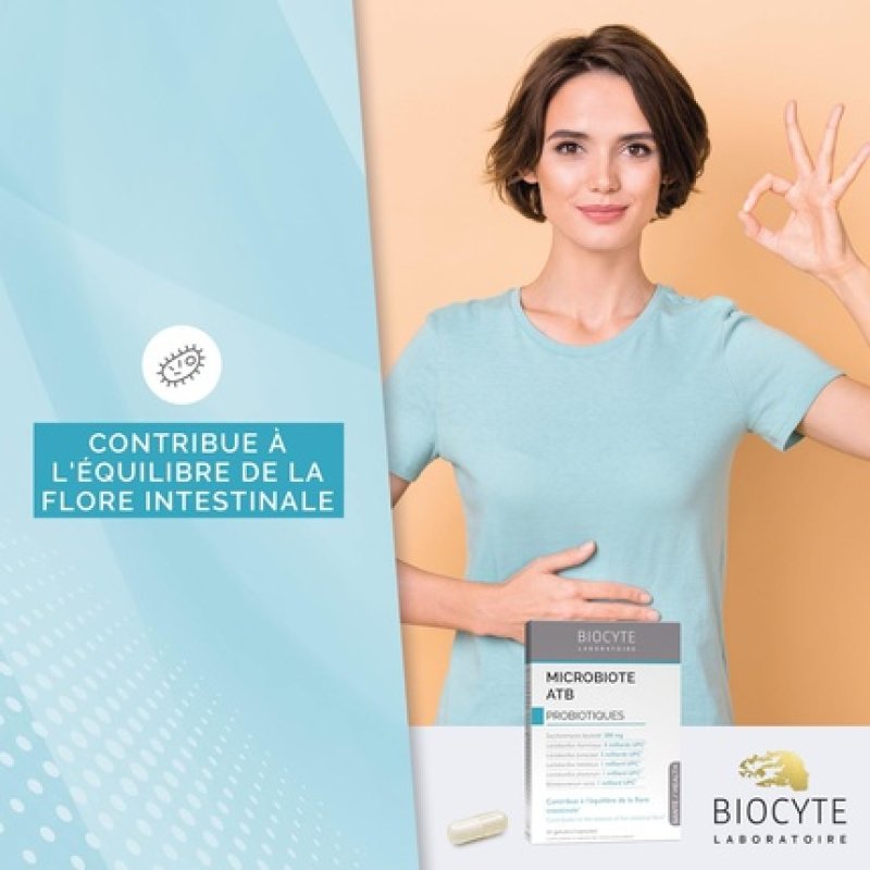 Biocyte Microbiota Atb Digestive Comfort with 5 Probiotic Strains 10 Billion