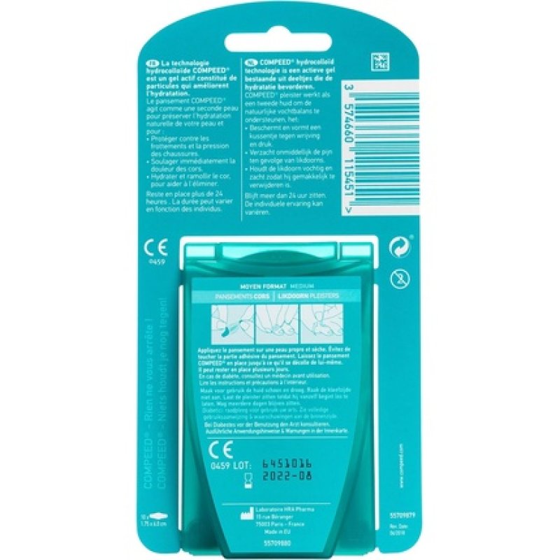 Compeed Hydrocolloid Plasters for Corns on Feet