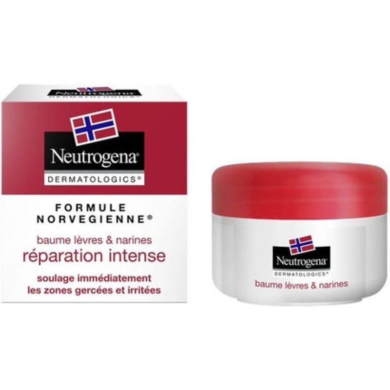 Neutrogena Nose and Lips Balm Intense Repair 15ml Unflavored