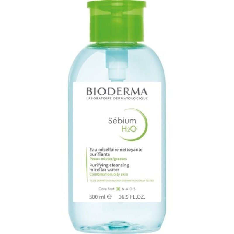 Bioderma Sebium H2O Cleansing Solution 500ml