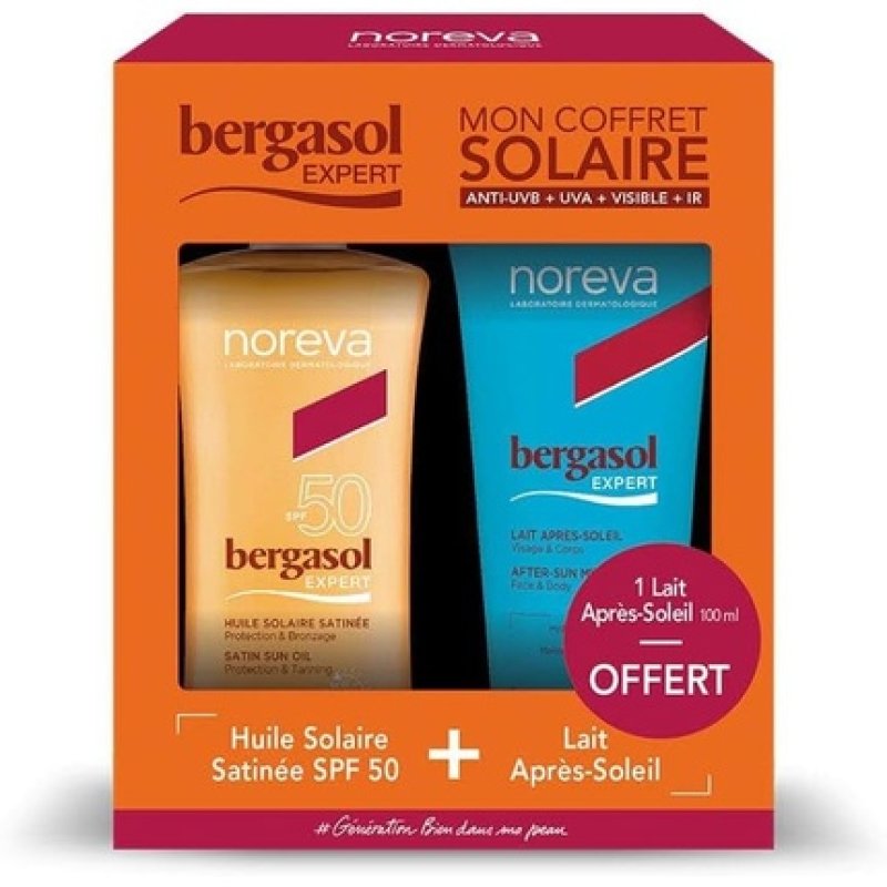 Bergasol Expert Satin Sun Oil SPF 50 and After-Sun Milk 250ml