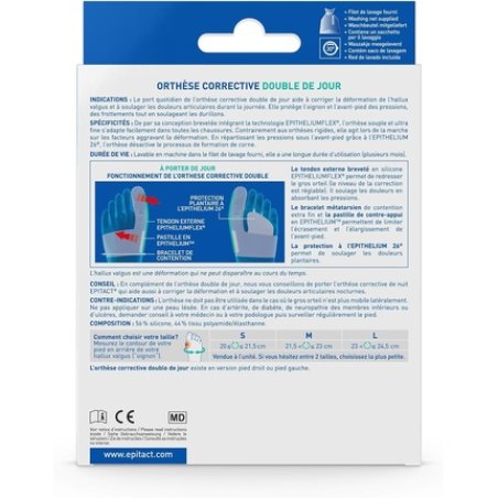 Epitact Hallux Valgus Bunion & Plantar Pain Double Corrective Orthosis Right