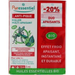Puressentiel Anti-Itch Multi-Soothing Organic Roller 5ml - Pack of 2