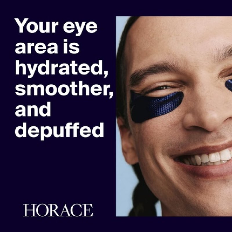 Horace Antifatigue Undereye Patches for Men - Dark Circle and Puffiness Treatment