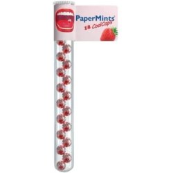 Papermints Cool Caps Strawberry 18 Refreshing Capsules