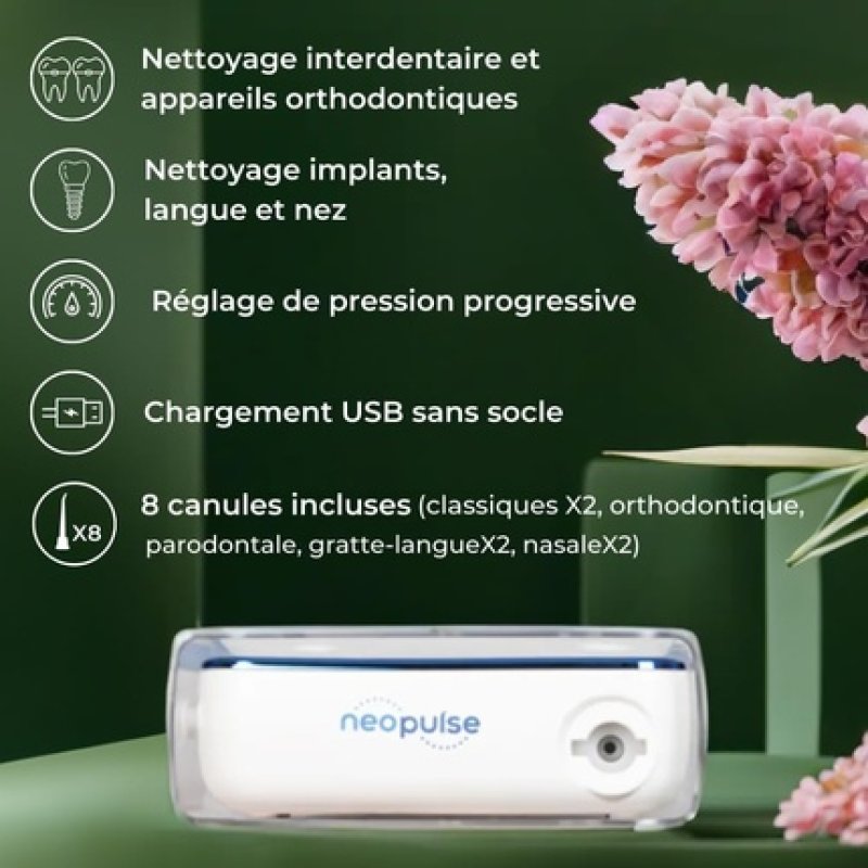 Neopulse NP1 Micro Dental Jet 5-in-1 Multiuse Water Flosser