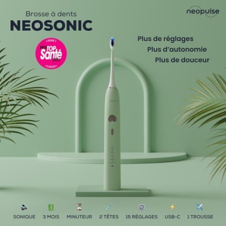 Neosonic Sonic Electric Toothbrush with 3 Months Battery Life and 15 Modes