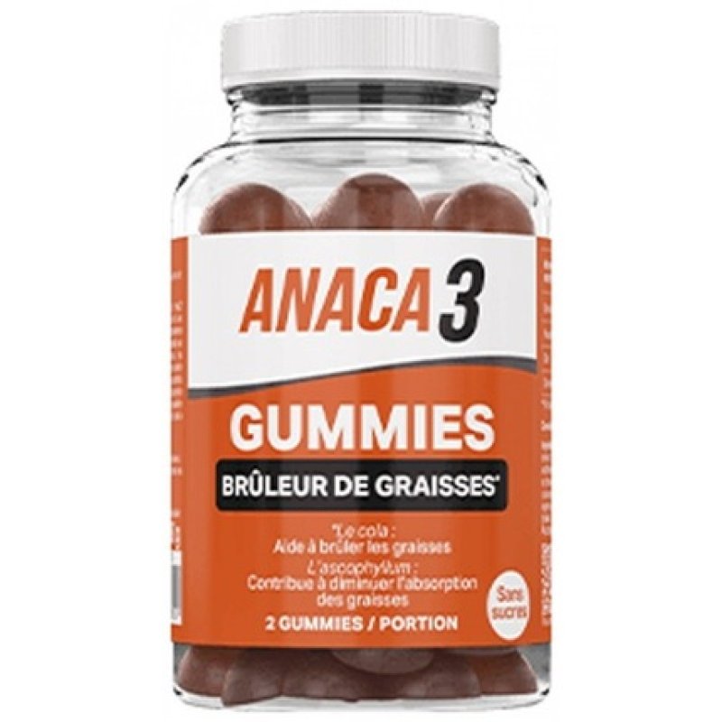 Anaca3 Gummies Fat Burning Dietary Supplement 60 Gummies