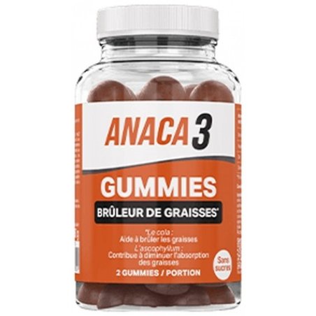 Anaca3 Gummies Fat Burning Dietary Supplement 60 Gummies