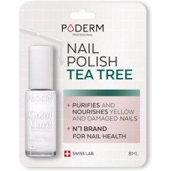 Poderm Swissmade Antifungal Nail Polish White Breathable Treatment with Tea