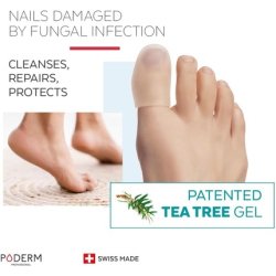 Poderm Swissmade Damaged Nails & Toe Protector Cap with Patented Tea Tree Gel