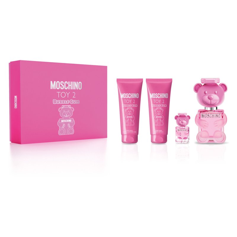 Moschino Toy 2 Bubble Gum EDT Gift Set For Women - Pack of 4