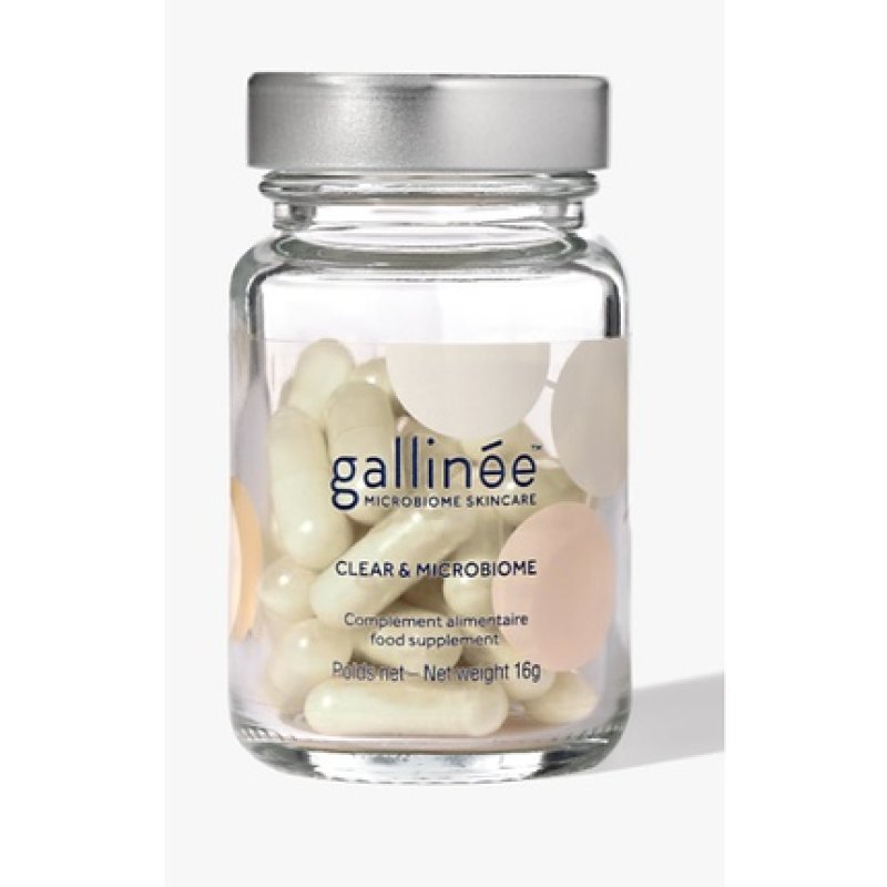Gallinée Clear & Microbiome Probiotic Supplements 30 Capsules