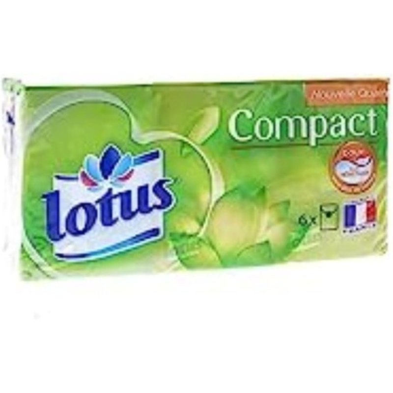 Lotus Compact Tissues - Pack of 6