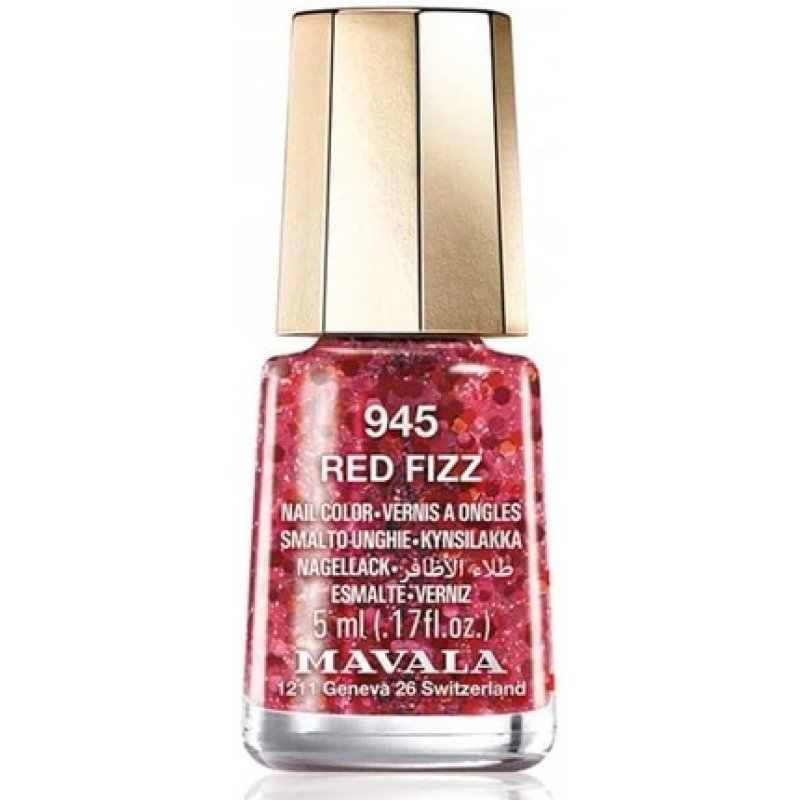 Mavala Fizzy Holiday 2023 Breathable Mini Nail Polish Red Fizz 5ml