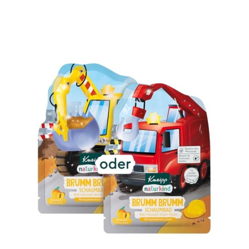 Kneipp Naturkind Bubble Bath Brumm Brumm with Nourishing Peach Kernel Oil