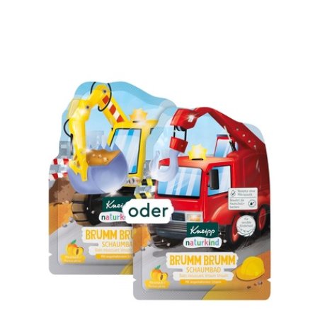 Kneipp Naturkind Bubble Bath Brumm Brumm with Nourishing Peach Kernel Oil