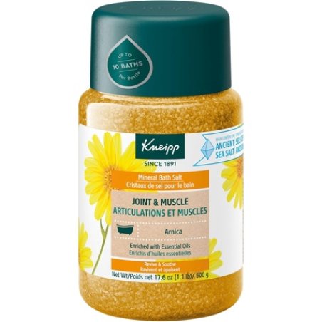 Kneipp Arnica Mineral Bath Salts for Joint & Muscle 1763 Ounces