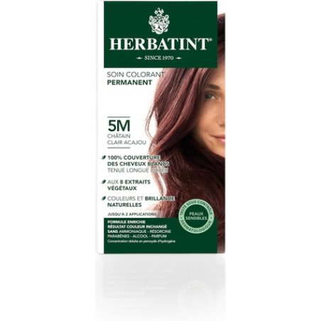 Herbatint Permanent Hair Color Treatment 5M Light Mahogany Brown 150ml