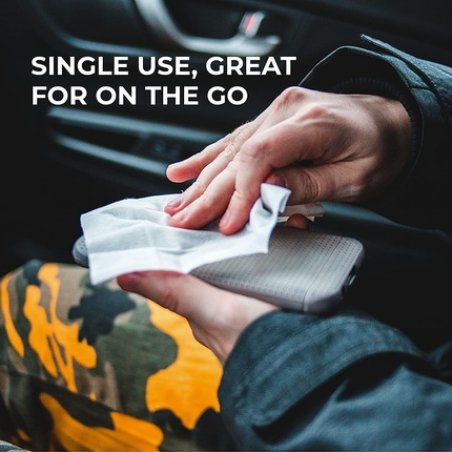 70% Alcohol Antibacterial Hand and Surface First Aid Wipes 50 Wipes