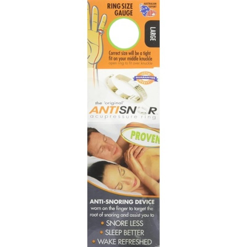 Antisnor Acupressure Ring Size L 20mm Diameter