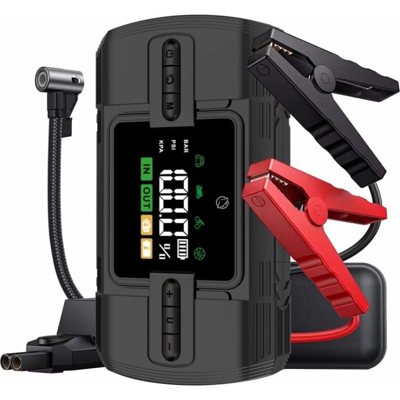 Manta - MAJS001AP Multifunctional Jump Starter with Air Compressor