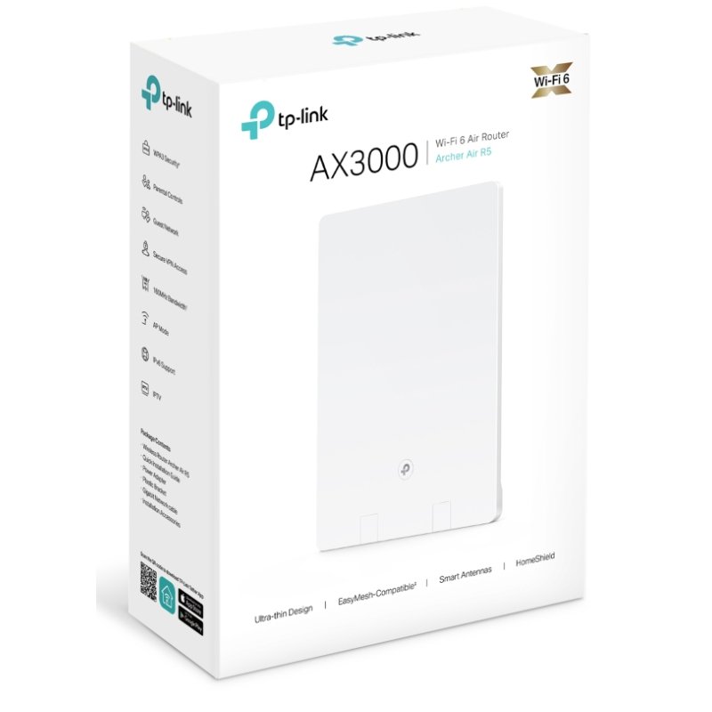 TP-Link AIR R5(3-PACK) routeur sans fil Gigabit Ethernet Bi-bande (2,4 GHz / 5 GHz) Blanc