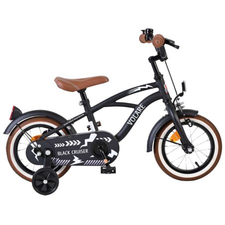 Volare - Children's Bicycle 12 - Black Cruiser (51230)