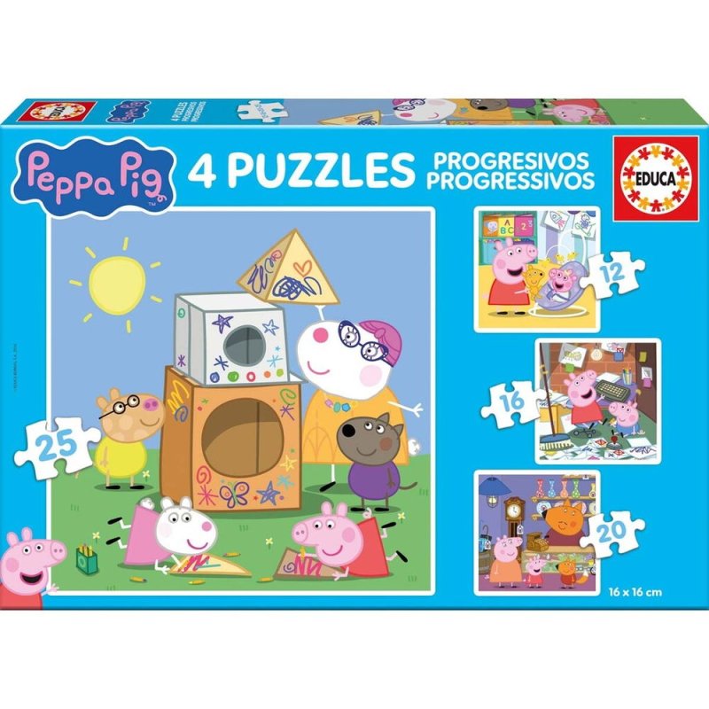 Educa - 12-16-20-25 pcs, Peppa Pig (80-20326)