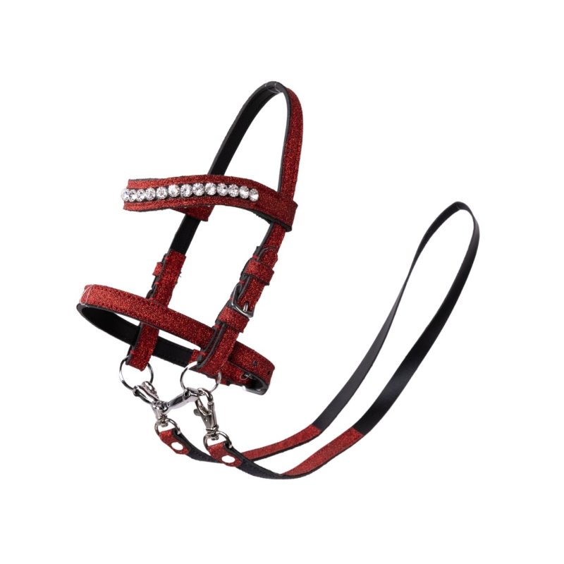 My Hobby Horse - Bridle red glitter (MHH011008)
