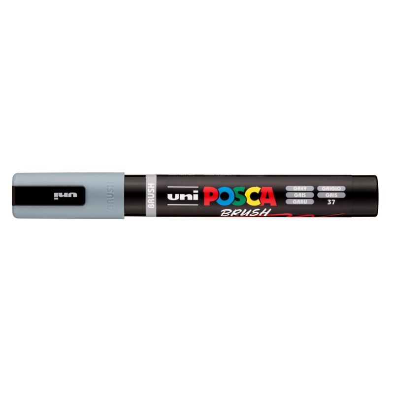 Posca - Brush PC-5BR - Grey (401506-95)