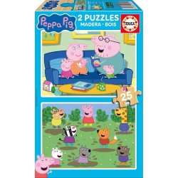 Educa - 2x25 pcs, Peppa Pig (80-20334)
